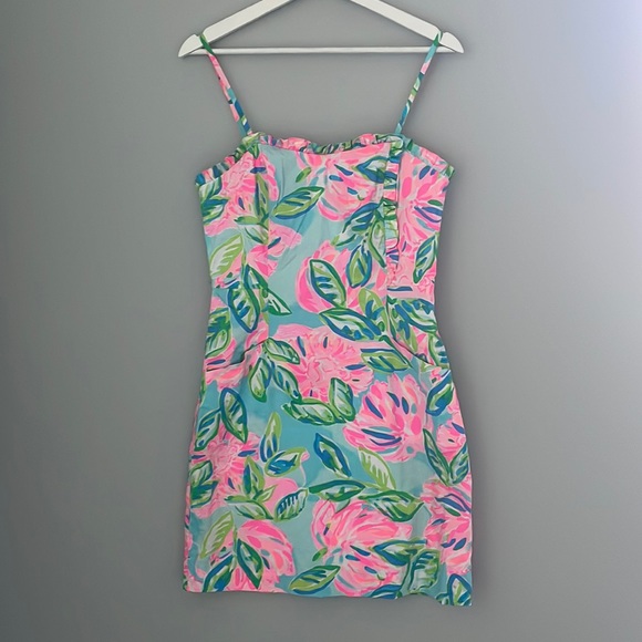 Lilly Pulitzer Cotton Floral Dress - Picture 1 of 5